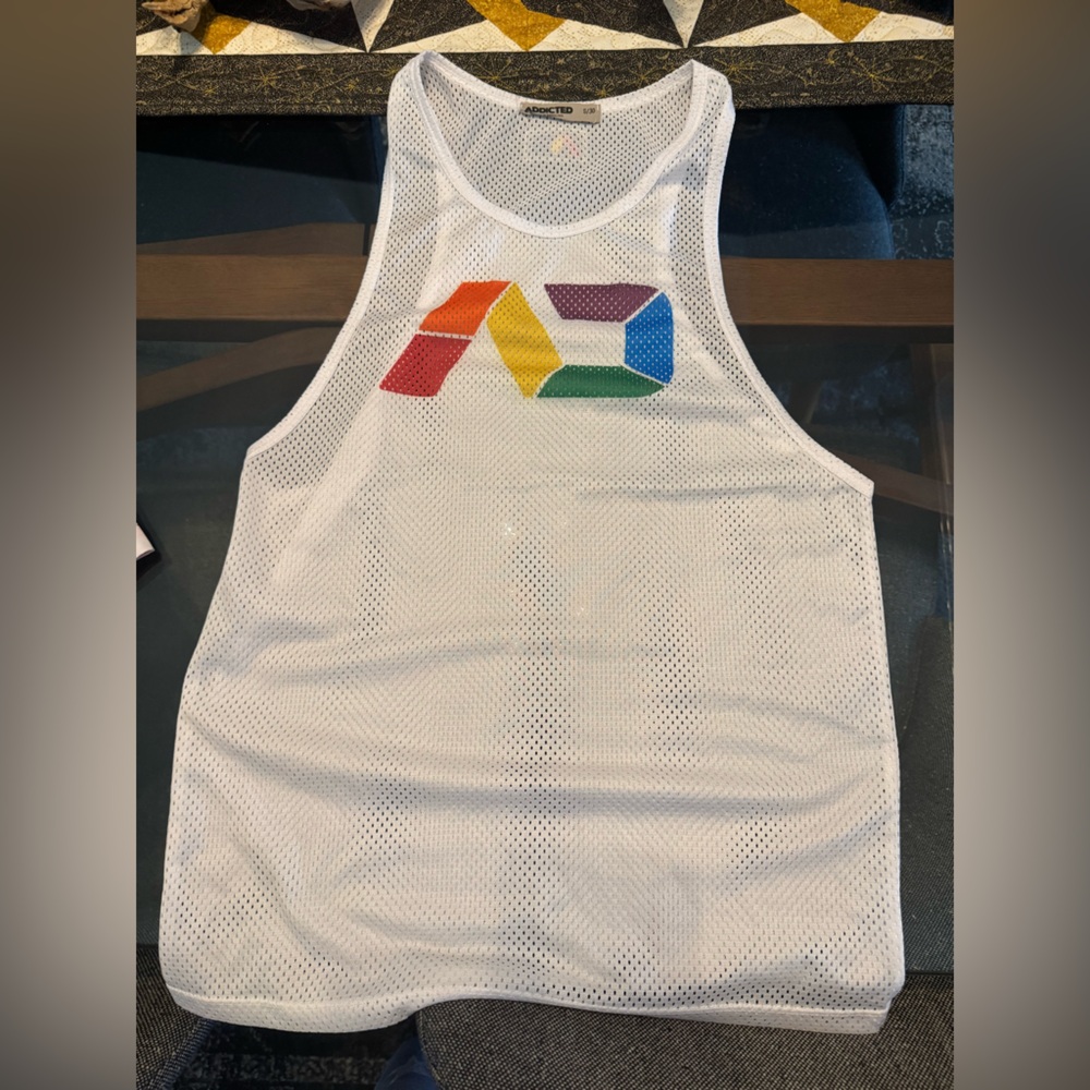 Addicted men’s pride tank top
